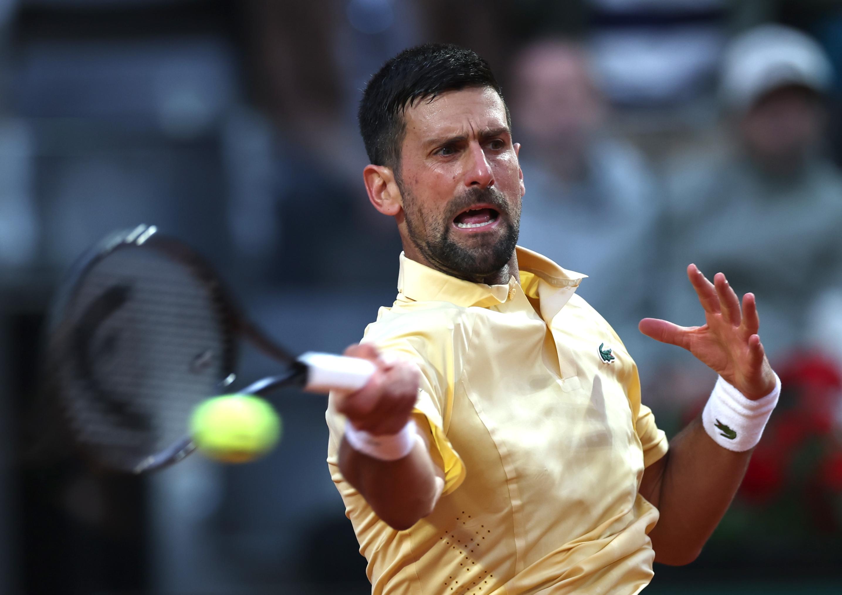 （体育）（10）网球——ATP1000罗马站：焦科维奇无缘晋级