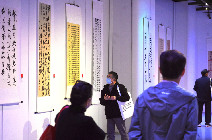 朝阳区文联举办“喜庆二十大·翰墨朝阳”书法作品展_北京日报网