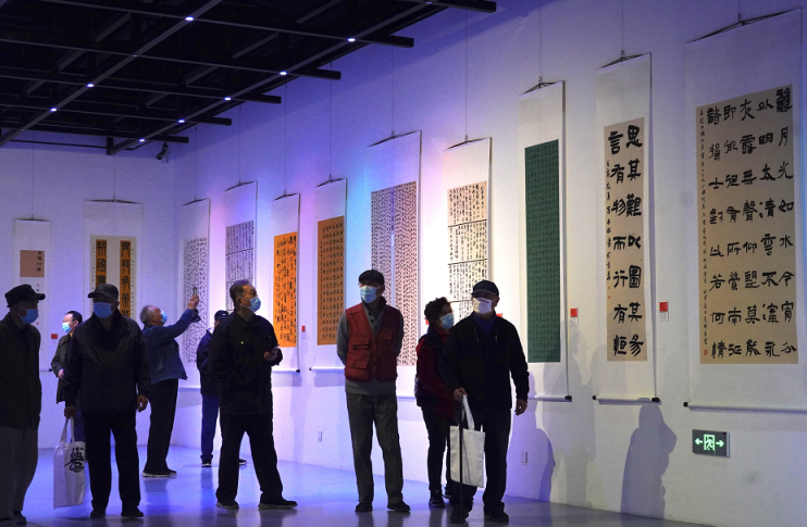 朝阳区文联举办“喜庆二十大·翰墨朝阳”书法作品展_北京日报网