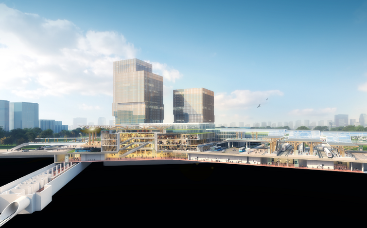 北京首个市郊铁路微中心!三线换乘的霍营枢纽年底开建