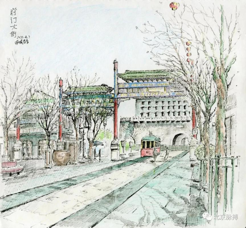 速写北京街巷一个人一支笔和一座城的故事