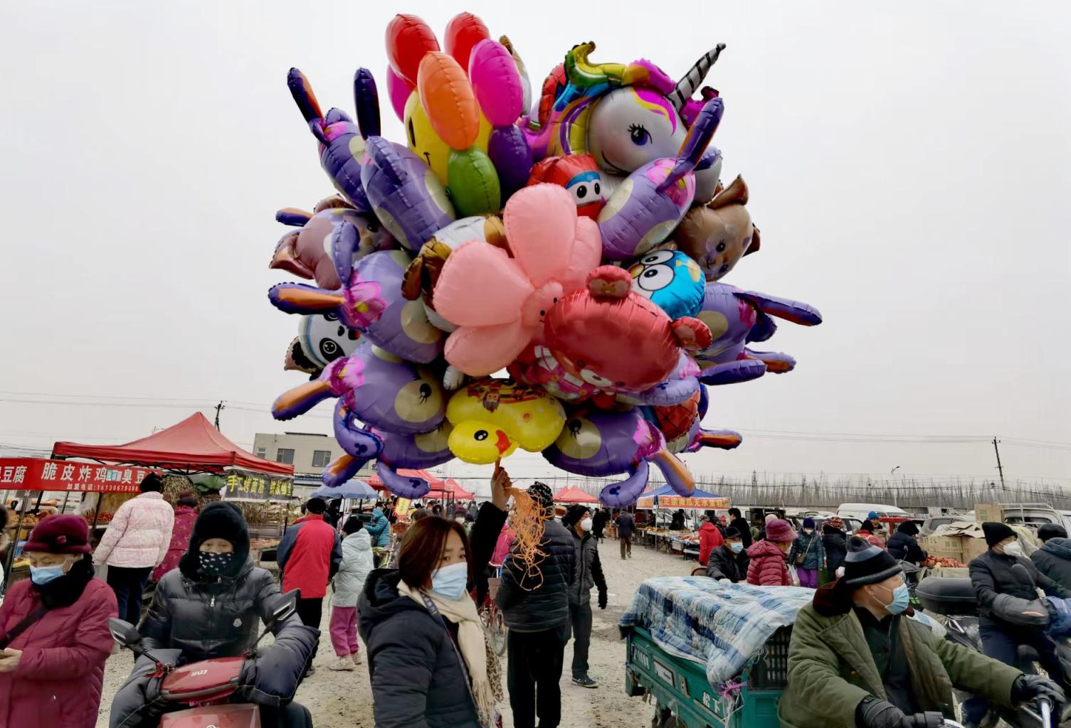 春节赶集啦时隔两年北京通州周营大集回来了