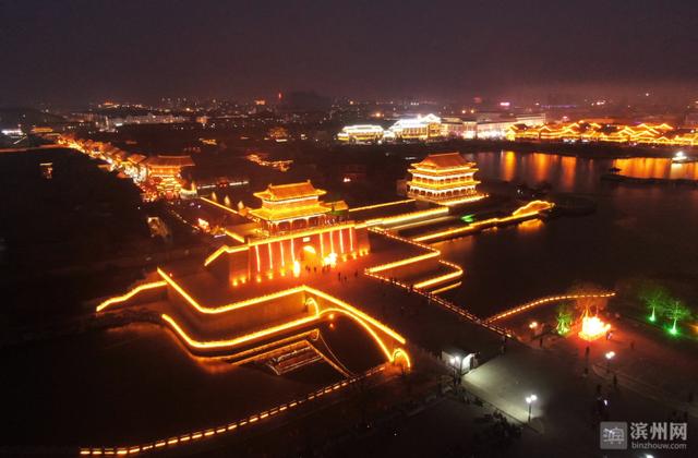 无棣古城火树银花不夜天喜乐元宵味最浓