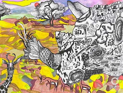 多彩世界2022国际青少年绘画邀请展获奖作品之三十六