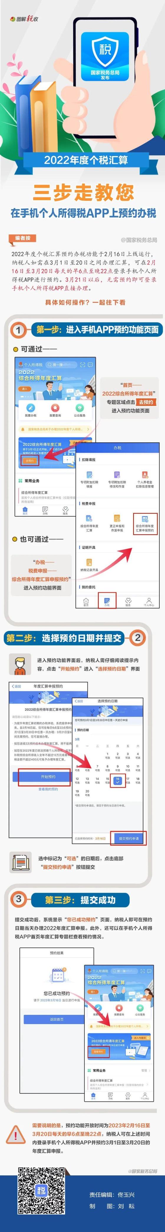 三步走！教您在个税App上预约办理2022年度个税汇算_北京日报网