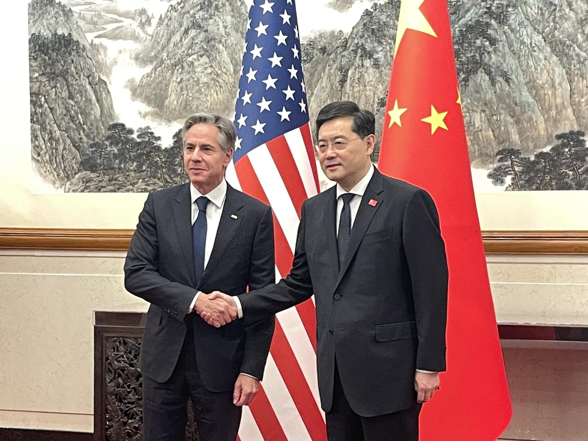 现场直击:中美外长会谈正式开始_京报网