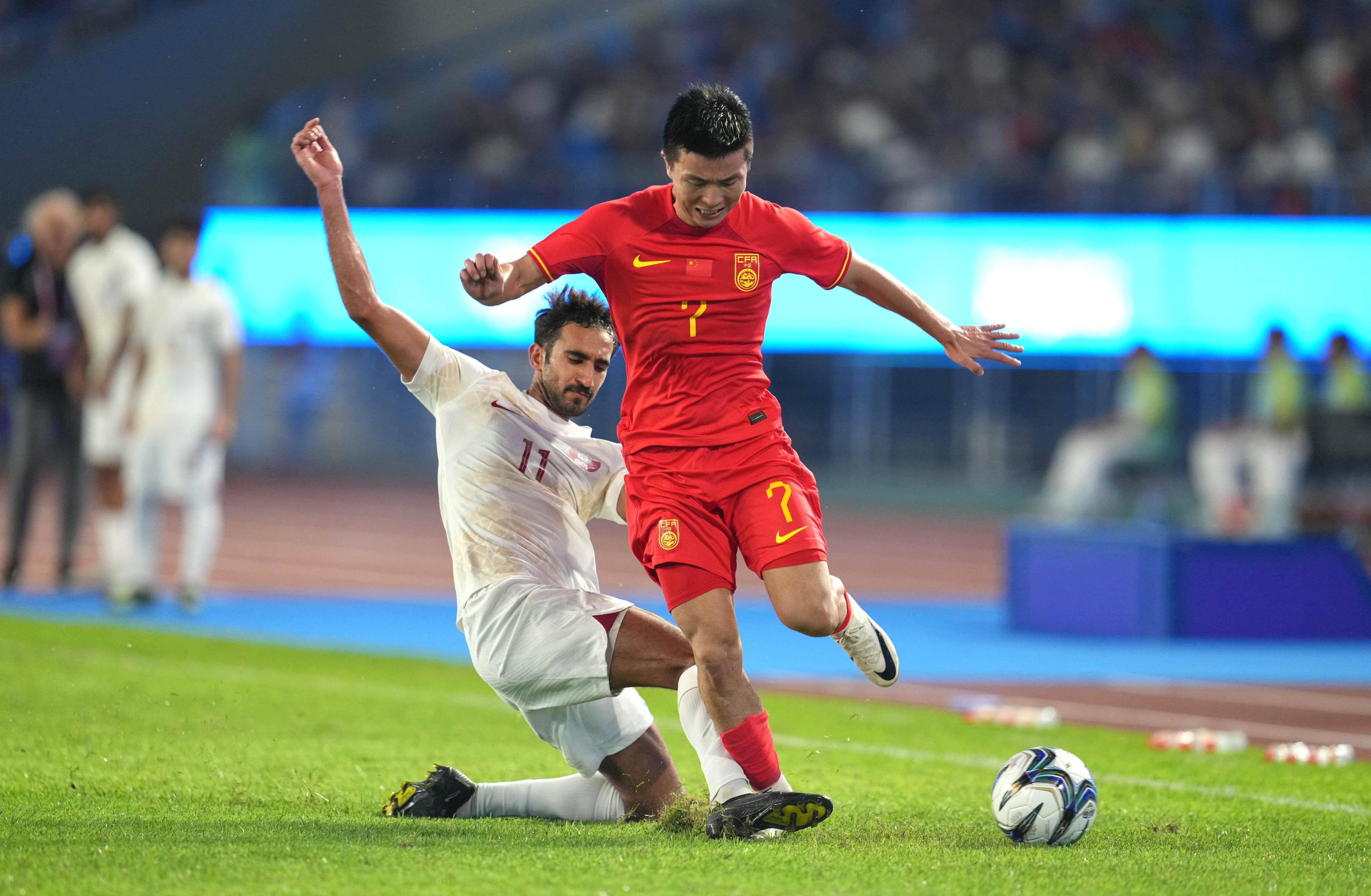 打破五届亚运淘汰赛首轮出局尴尬中国男足晋级八强