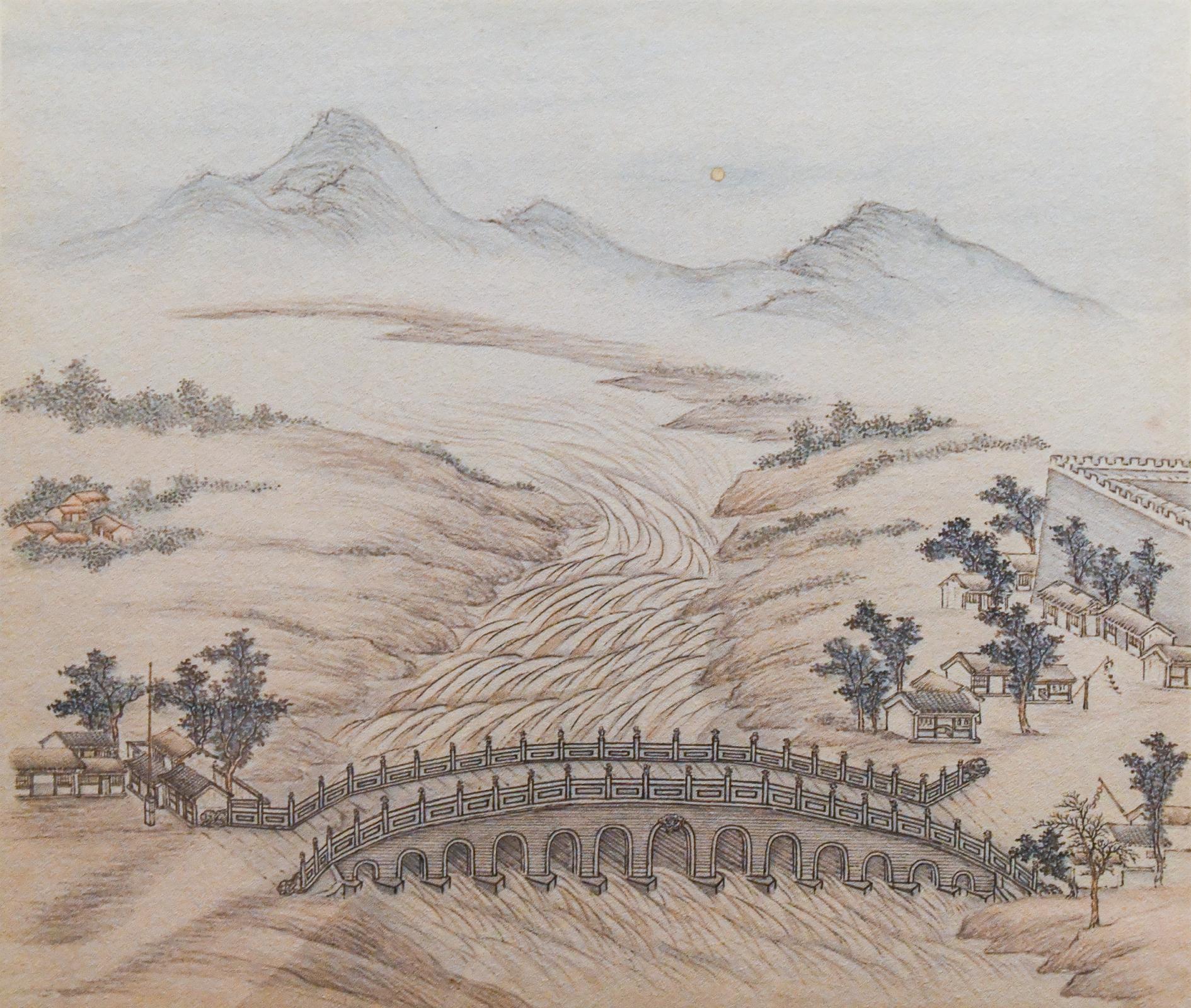 燕京八景图卷》国博展出，带你与古人一起城市漫步