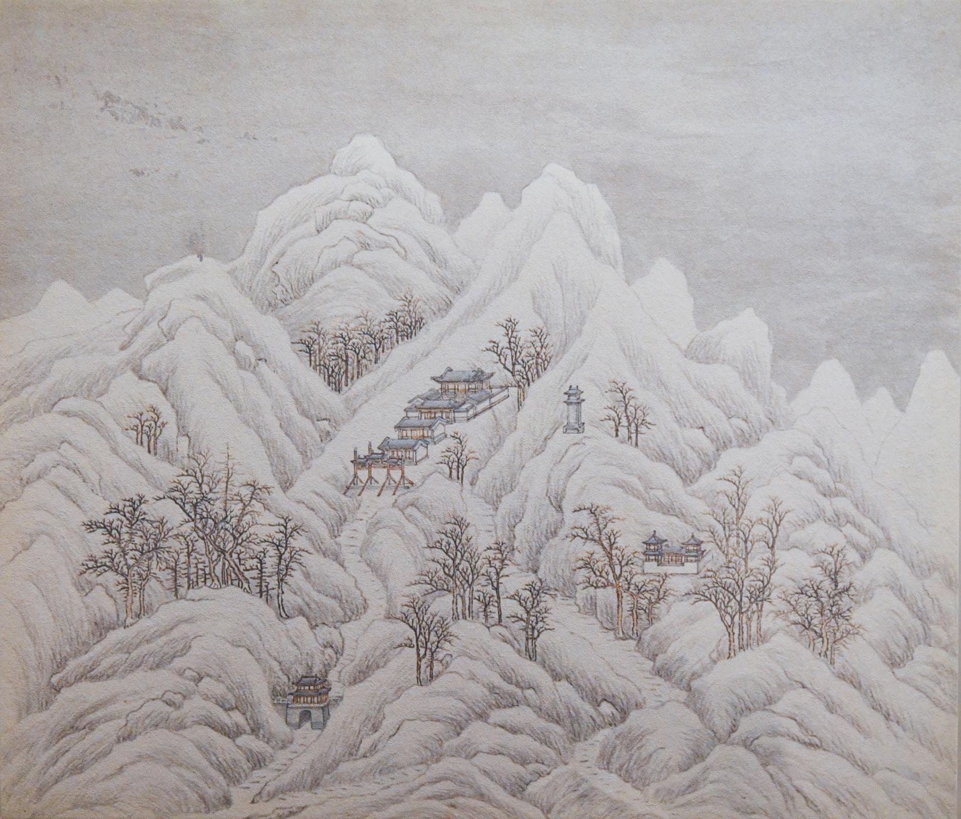 燕京八景图卷》国博展出，带你与古人一起城市漫步