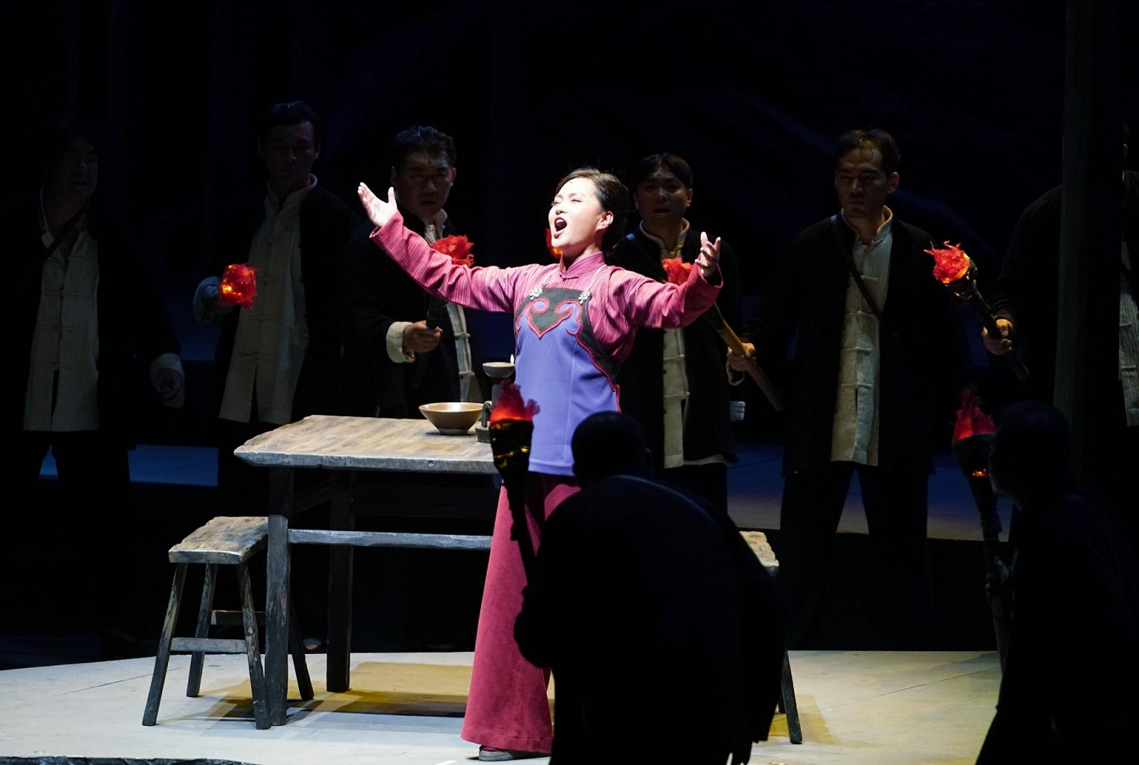 舞台开遍映山红,国家大剧院原创民族歌剧《映山红》迎首演