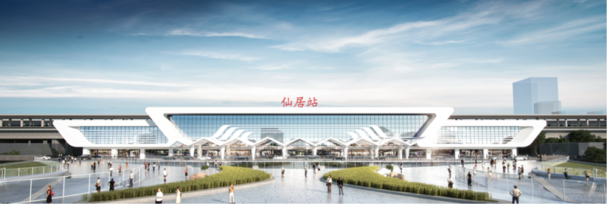 中国好莱坞要通高铁啦站房亮点抢先看