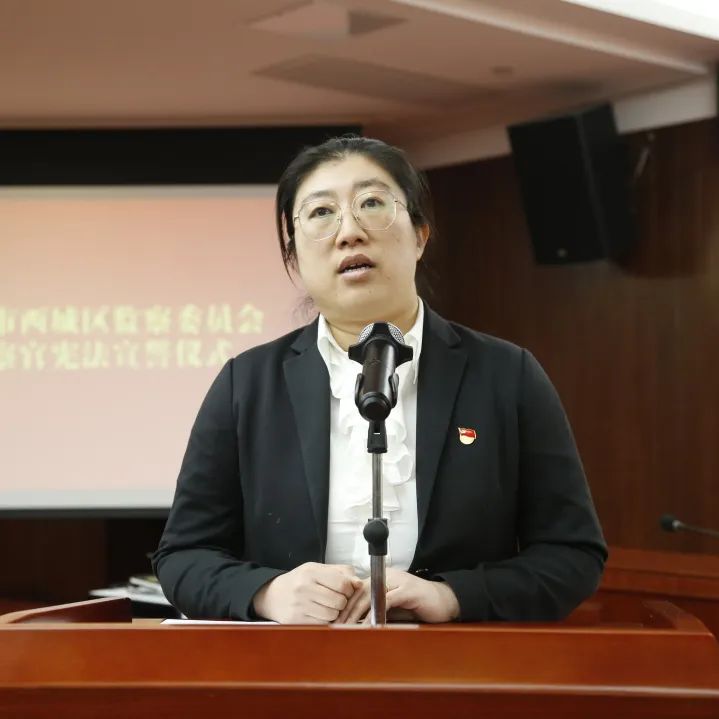 西城区监委举行全体监察官宪法宣誓活动