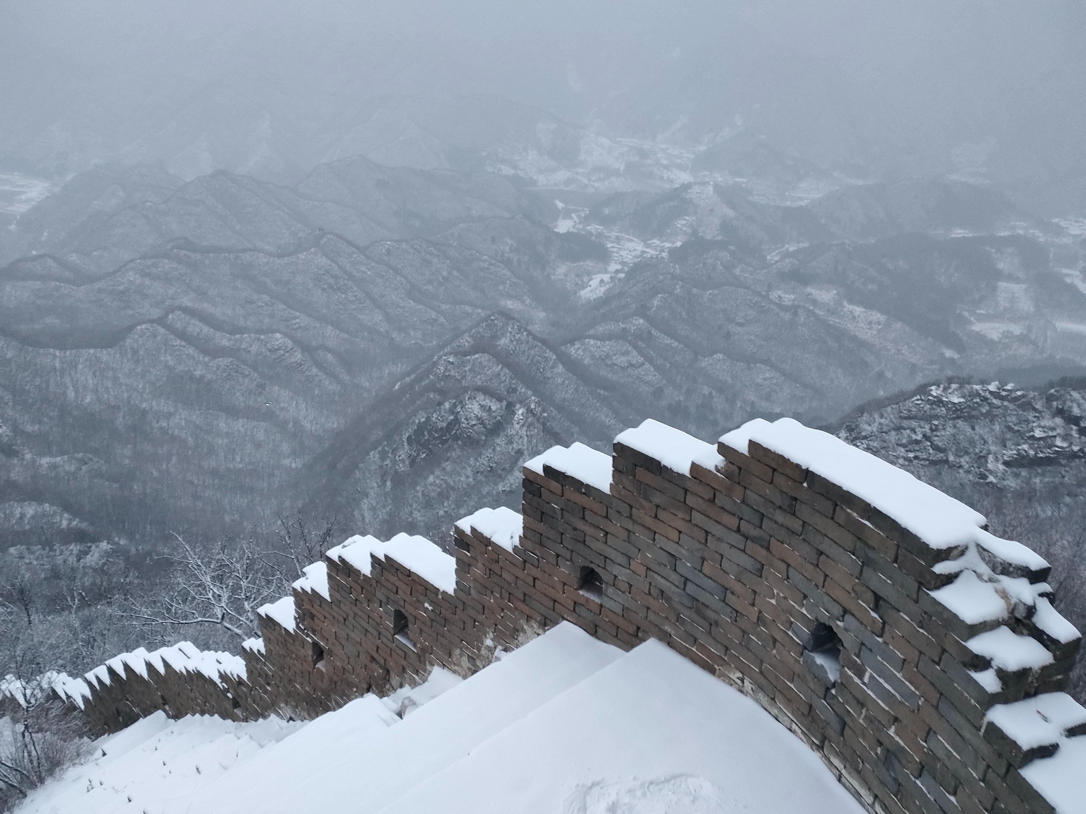 雪后的箭扣长城,让你想起了哪句诗?