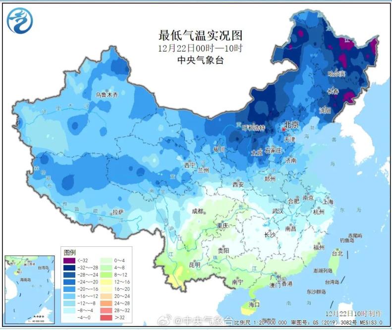 今天冬至，山东积雪深度破极值，中东部多地迎今冬最冷一天_京报网