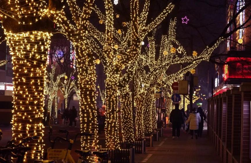 夜太美!古城南路步行街夜景灯光靓到飞起