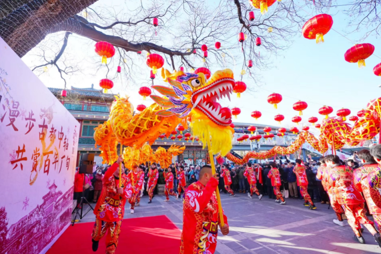 漫步古都中轴赏百年厂甸文市庙会今天揭幕