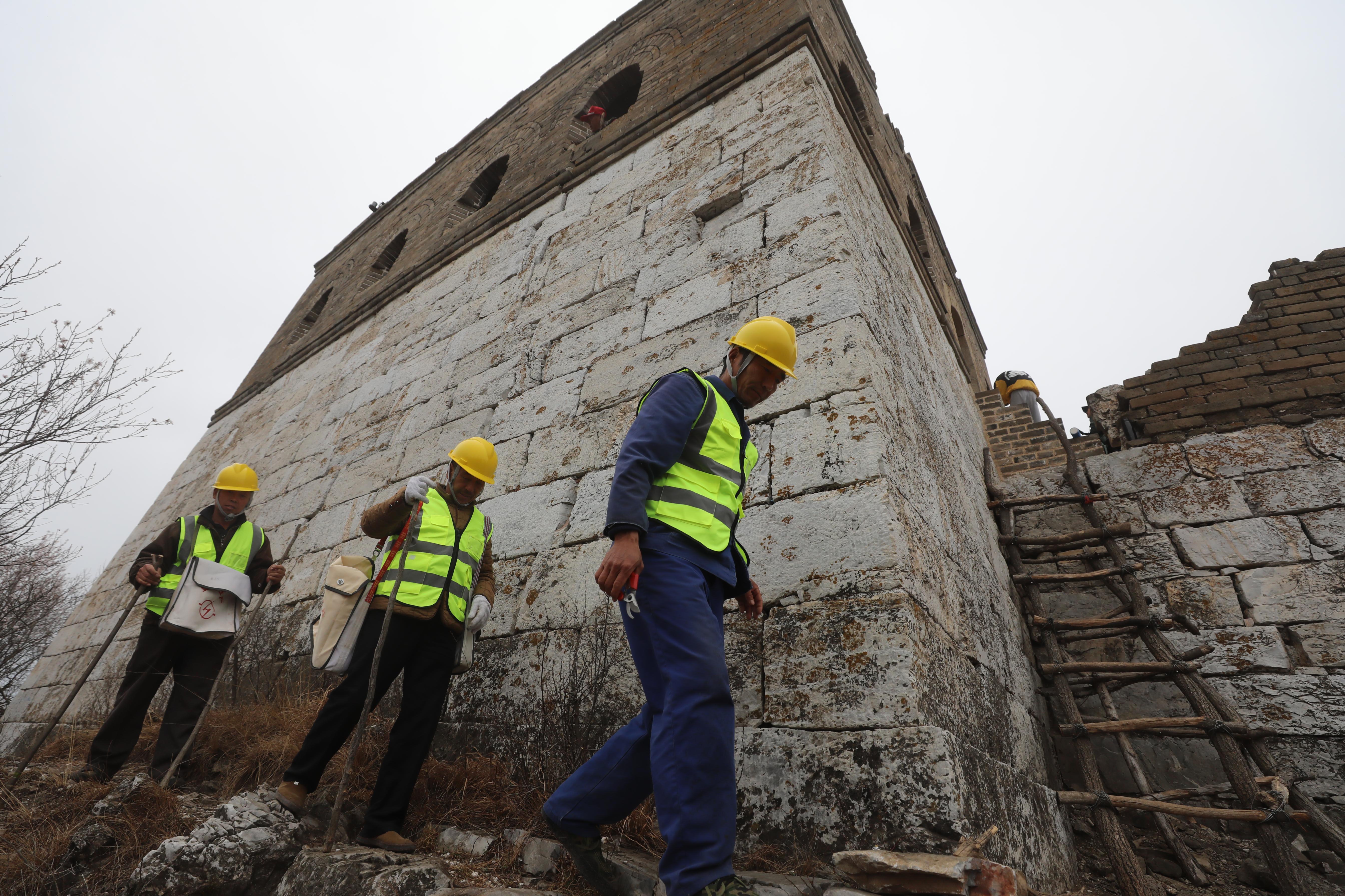 箭扣长城向慕田峪方向再修915米为开放做准备