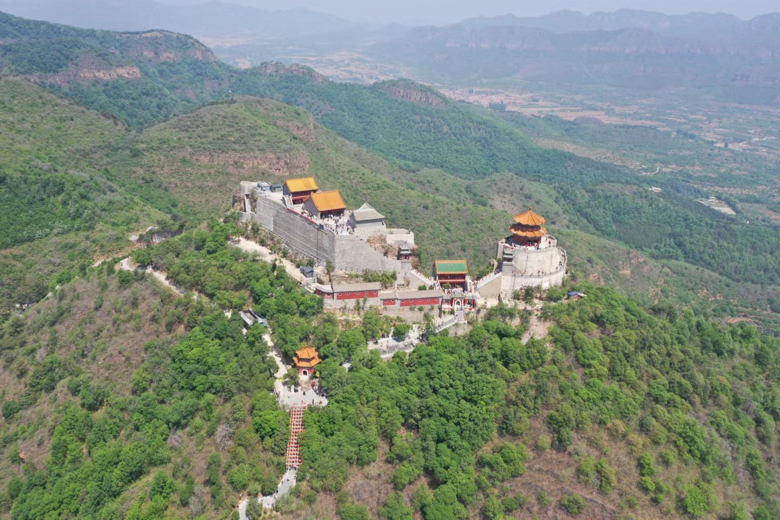 桃醉平谷 祈福丫髻:第三十五届丫髻山庙会开幕