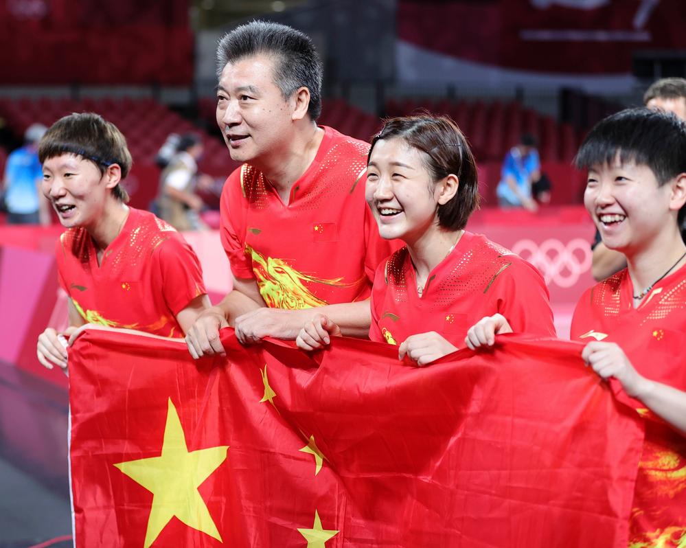 上届奥运会,"莎梦鱼"夺得女团冠军而上届奥运会女团冠军王曼昱,此番将