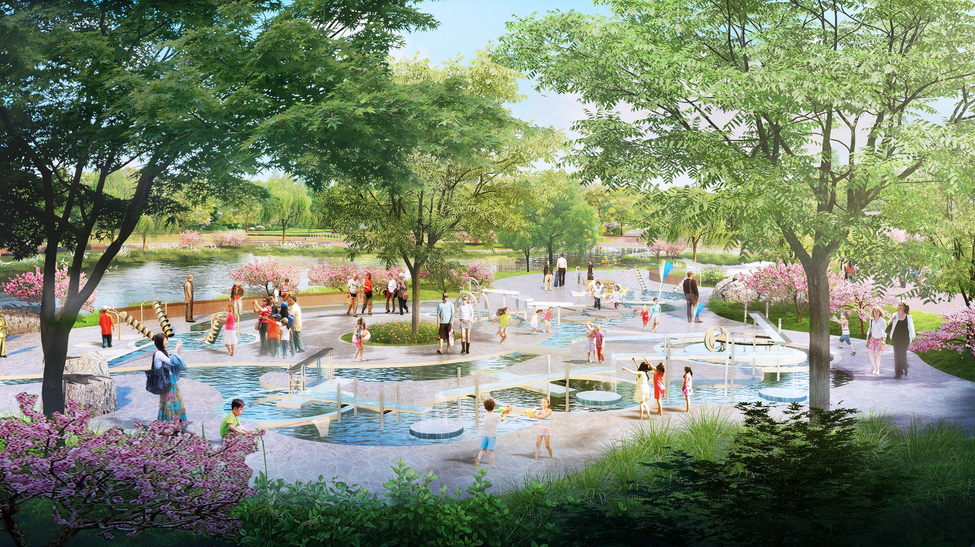 故宫北院旁,占地85万平方米!海淀西玉河雨水湿地公园开工