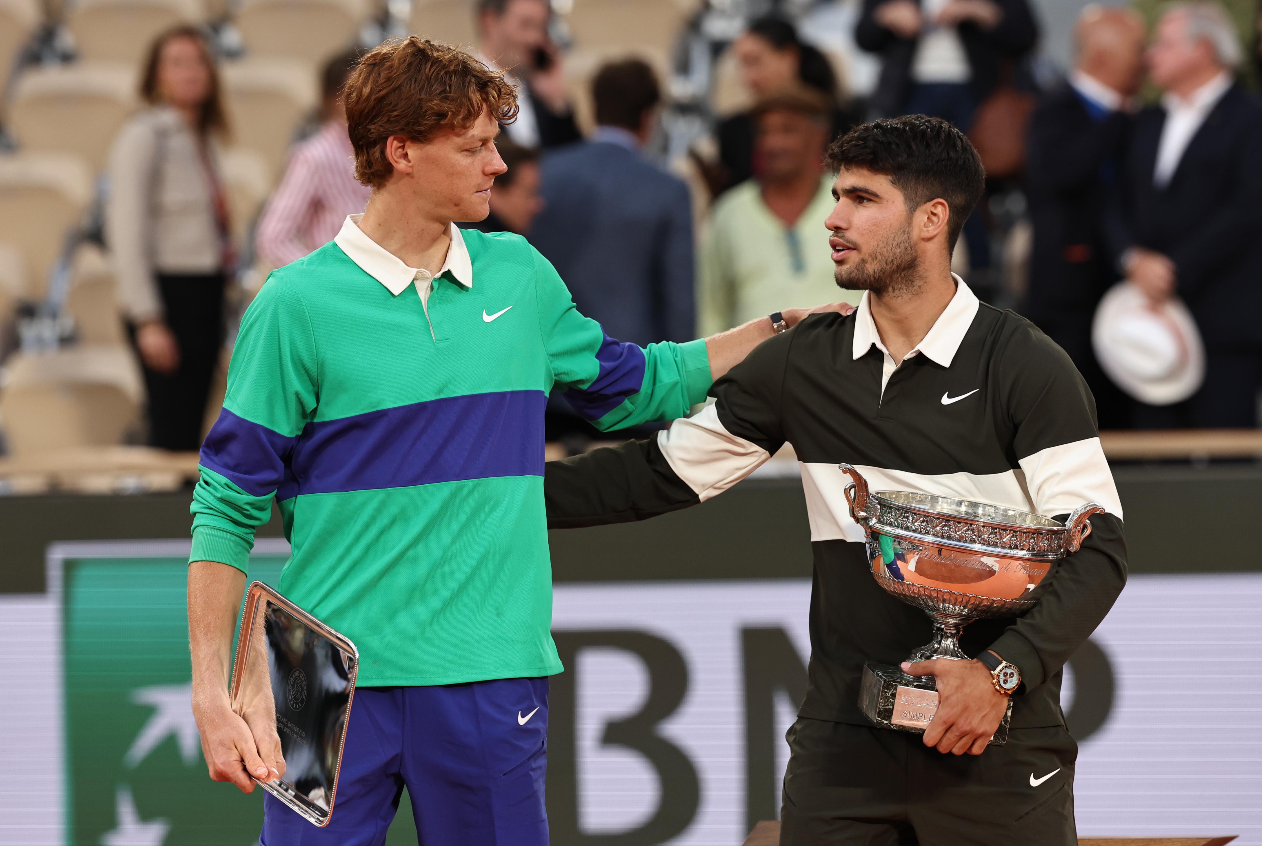 （体育）&nbsp;（36）网球——法网：阿尔卡拉斯战胜辛纳夺得男单冠军