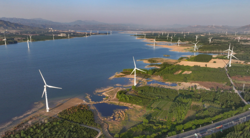 怀来官厅水库生态美如画