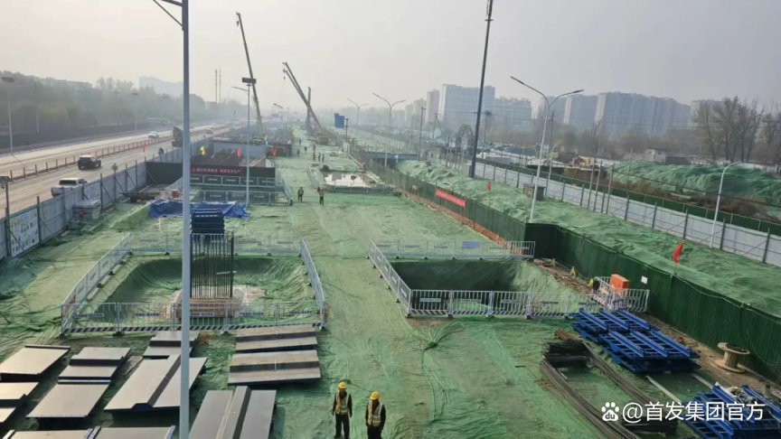 首发动态｜安立路快速化改造工程按下施工“加速键”_京报网