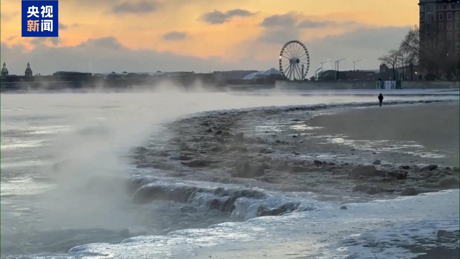 冬季风暴来袭，特朗普称已批准美国多州进入紧急状态_京报网
