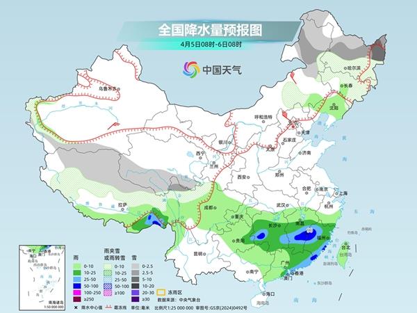 南方降雨再度增多局地或现暴雨，北方迎显著降温东北雨雪持续_京报网