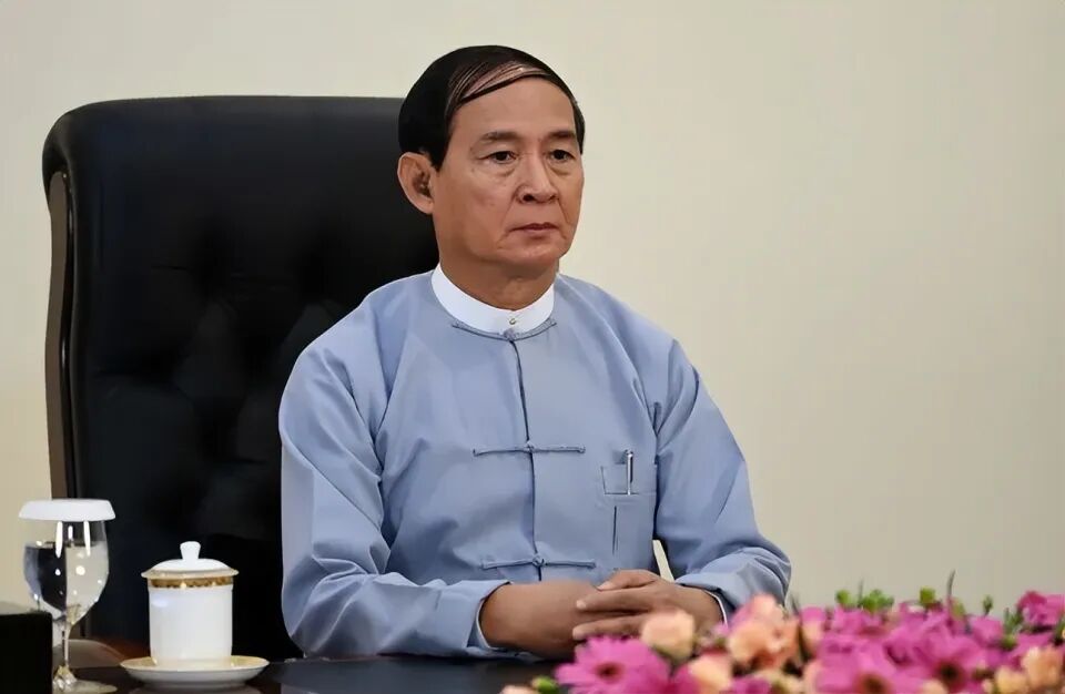 缅甸前总统温敏,被特赦_京报网